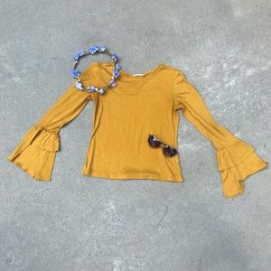 Mustard yellow long sleeve